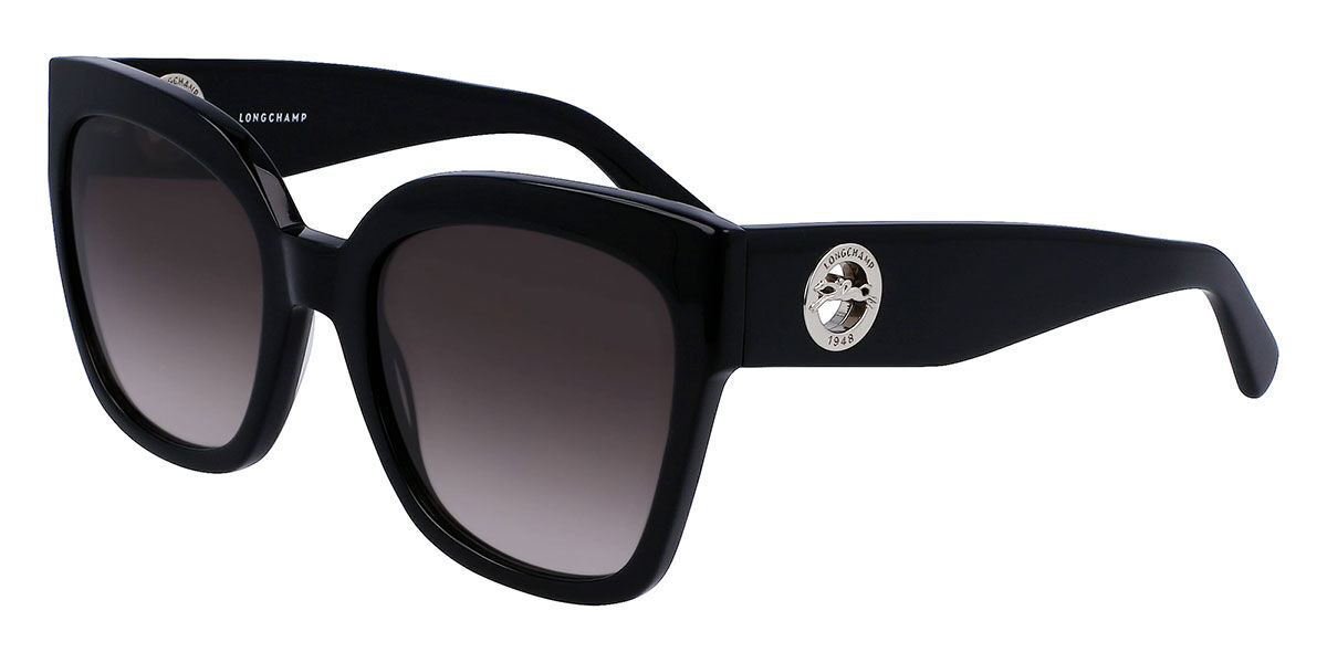 Photos - Sunglasses Longchamp LO717S 001 Women's  Black Size 55 