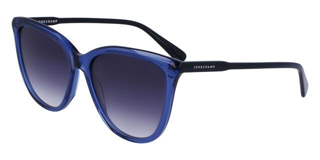 Longchamp LO718S 400 Cat Eye Transparent Blue Sunglasses  display picture 2