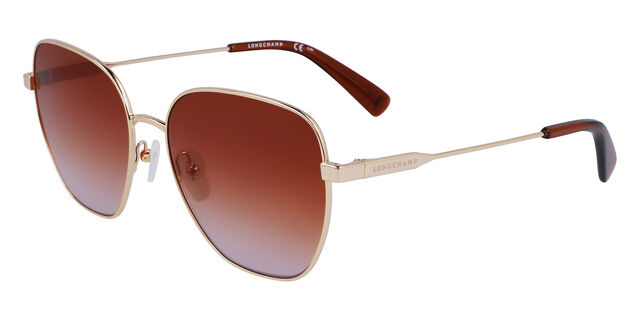 Longchamp LO168S 707 Square Rose Gold Sunglasses  display picture 2