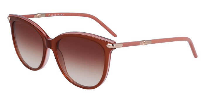 Longchamp LO727S 435 Square Transparent Blue Rose Sunglasses  display picture 1