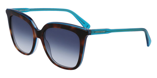 Longchamp LO728S 220 Square Tortoise On Transparent Blue  display picture 1