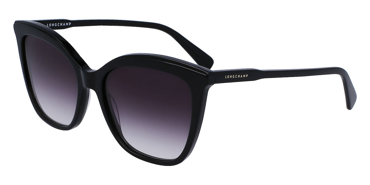 Photos - Sunglasses Longchamp LO729S 001 Women's  Black Size 55 