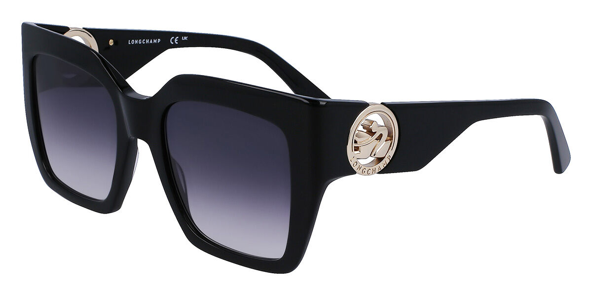 Photos - Sunglasses Longchamp LO734S 001 Women's  Black Size 53 
