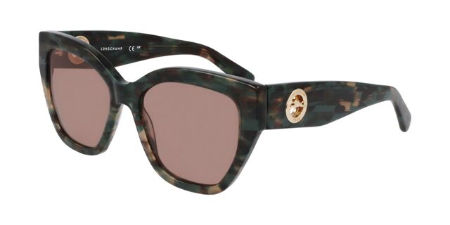Longchamp LO741S 306 Cat Eye Pattern Textured Green  display picture 1