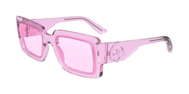 Longchamp LO743S 650 Rectangle Transparent Rose Pink  display picture 3
