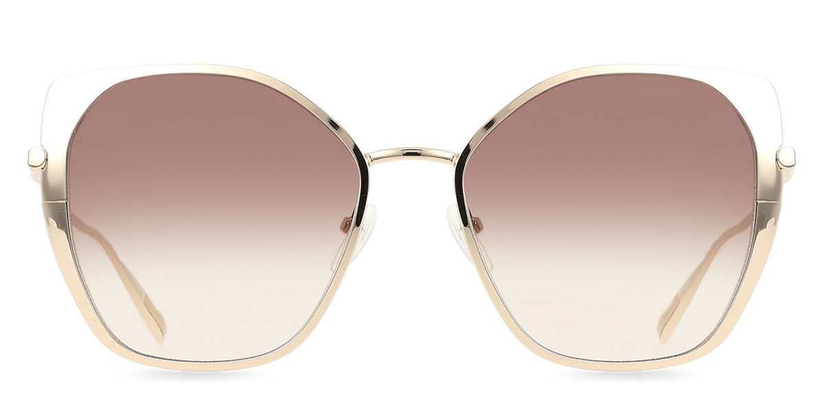 Longchamp Damen LO175S 727 Sonnenbrillen Metall Gold Quadratisch Normal-image