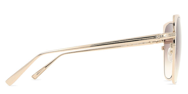Longchamp Elegant gold frame Dark Lens sunglasses- Unisex Longchamp LO795S Oval Sunglasses | EyeOns.com main image 2