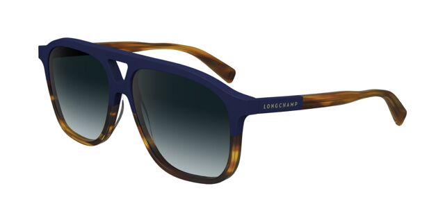 Longchamp LO751S 430 Pilot Navy Blue/Dark Brown Tortoise  display picture 2