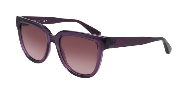 Longchamp LO755S 501 Cat Eye Transparent Plum Purple  display picture 1