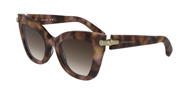 Longchamp LO775S 690 Cat Eye Rose Pink Brown Tortoise  display picture 2