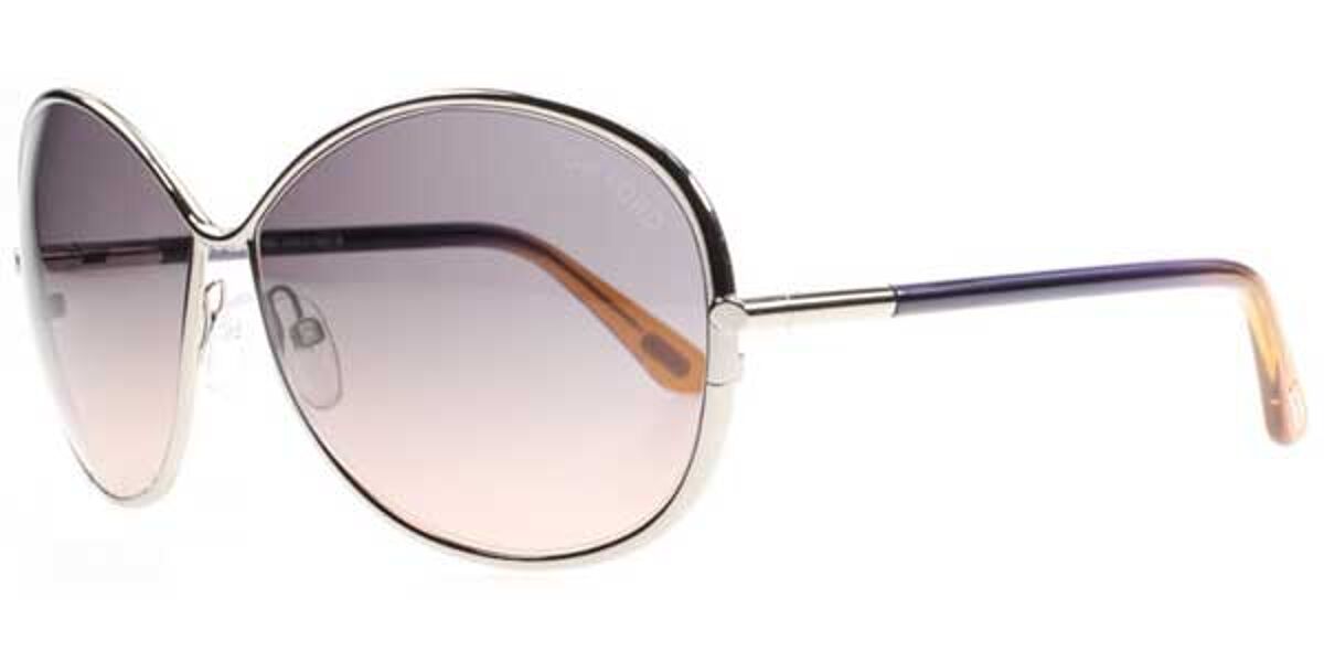 Tom Ford FT0180 IRIS 14B Sunglasses Silver | VisionDirect Australia