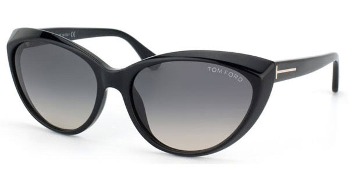 Tom Ford FT0231 MARTINA 01B Sunglasses Black | VisionDirect Australia