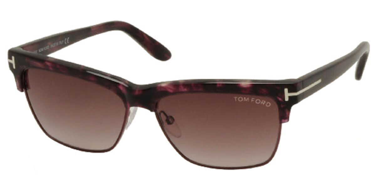 Tom Ford FT0233 MONTGOMERY 69T Sunglasses in Purple | SmartBuyGlasses USA