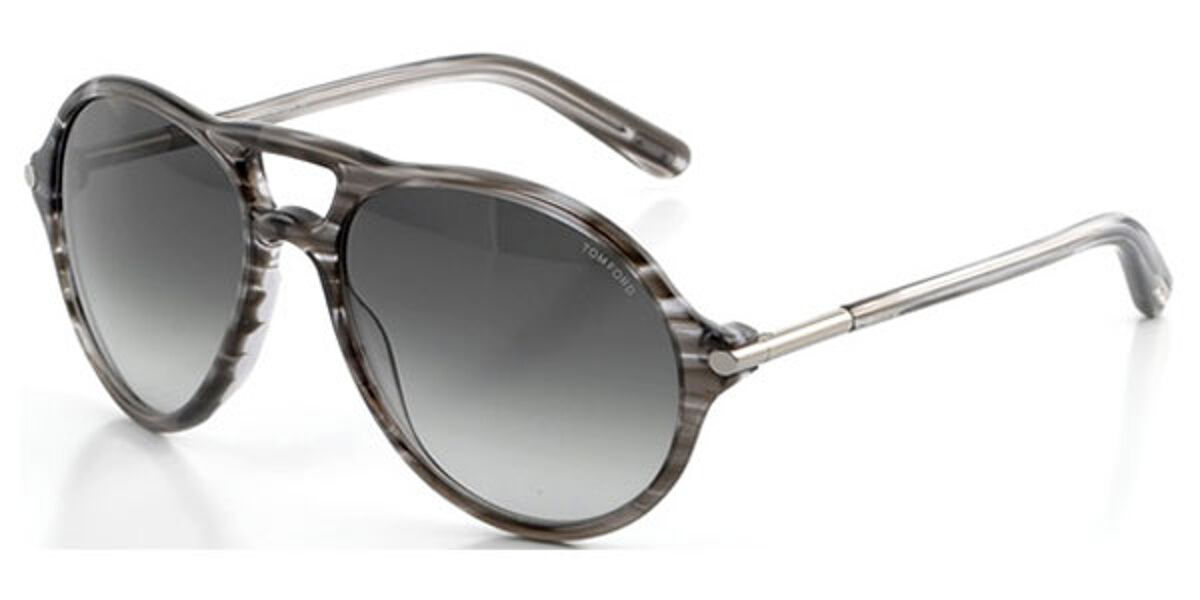 Tom Ford FT0245 JASPER 20B Sunglasses Grey | VisionDirect Australia