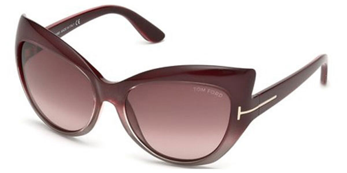 Tom Ford FT0284 BARDOT 68Z Sunglasses Purple | VisionDirect Australia