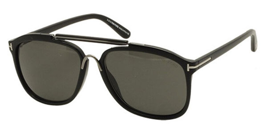 Tom Ford FT0300 CADE 01A Sunglasses Black | VisionDirect Australia