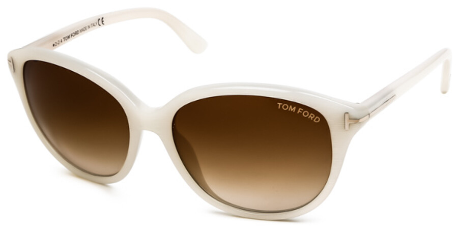 Tom Ford FT0329 KARMEN 20F Sunglasses White | VisionDirect Australia