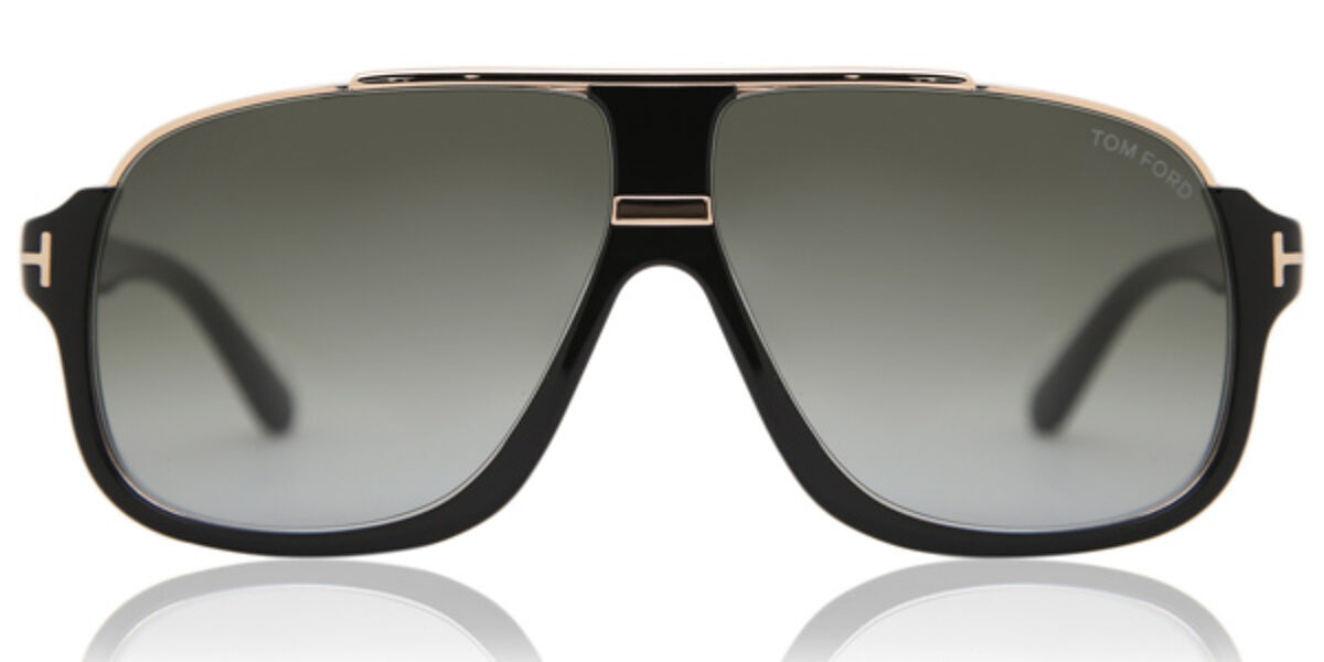 Tom Ford FT0335 ELLIOT 01P Sunglasses in Gold | SmartBuyGlasses USA