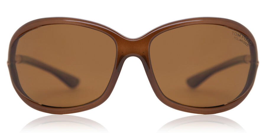 Moederland zingen efficiëntie Tom Ford FT0008 JENNIFER Polarized 48H Sunglasses in Brown |  SmartBuyGlasses USA