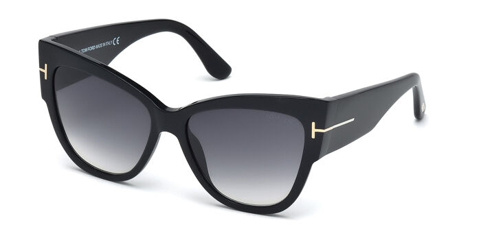 Tom Ford Women Sunglasses Black Smoke Mirror Cat Eye FT1063/S LUCILLA 01C NEW Tom Ford Lucilla Smoke Mirror Cat Eye Ladies Sunglasses  main image 4