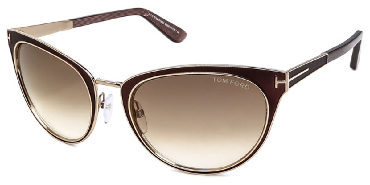 Tom Ford FT0373 NINA 48F Sunglasses in Brown | SmartBuyGlasses USA