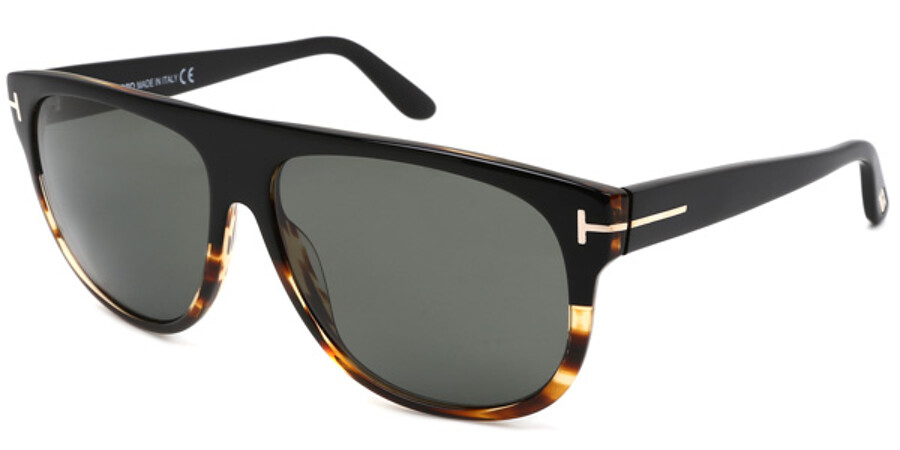 Tom Ford FT0375 KRISTEN Polarized 05R Sunglasses Black | SmartBuyGlasses UK