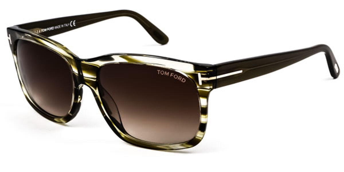 Tom Ford FT0376 BARBARA 98K Sunglasses Green | SmartBuyGlasses UK