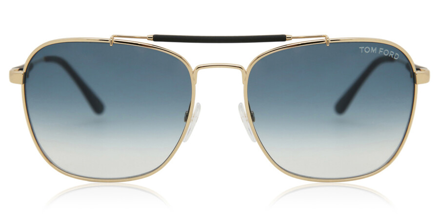 Tom Ford FT0377 EDWARD 28W Sunglasses Gold | SmartBuyGlasses UK