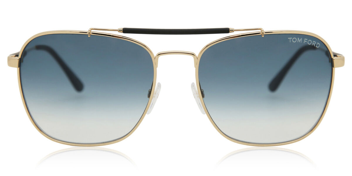 Tom Ford FT0377 EDWARD 28W Sunglasses Gold | VisionDirect Australia