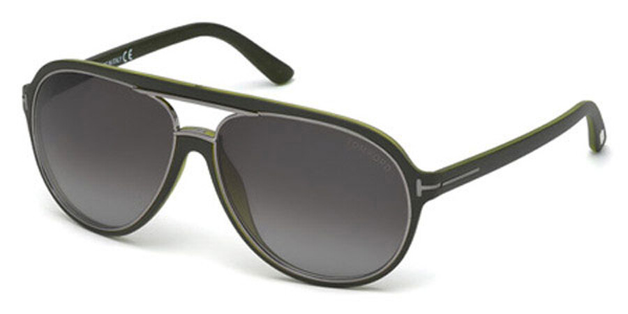 Tom Ford FT0379 SERGIO 98B Sunglasses Green | VisionDirect Australia