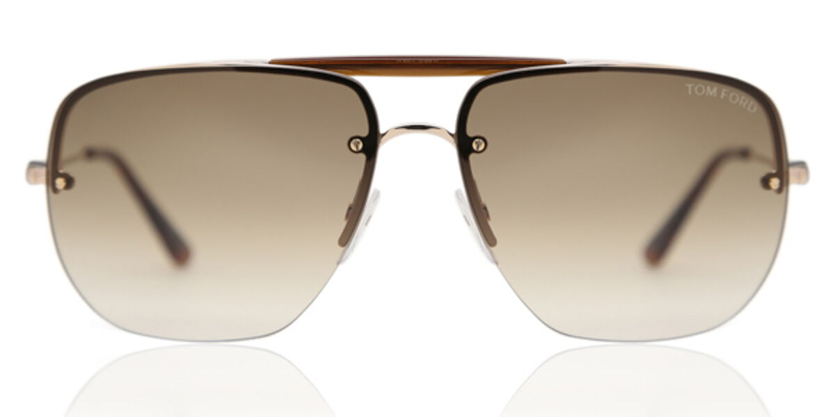 Tom Ford FT0380 NILS 28F Sunglasses in Brown | SmartBuyGlasses USA