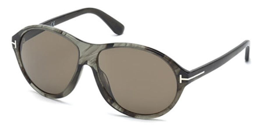 Tom Ford FT0398 TYLER 20B Sunglasses in Grey | SmartBuyGlasses USA