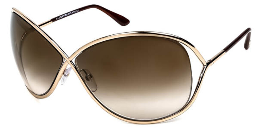 Tom Ford FT0130 MIRANDA 28G Sunglasses Gold | VisionDirect Australia