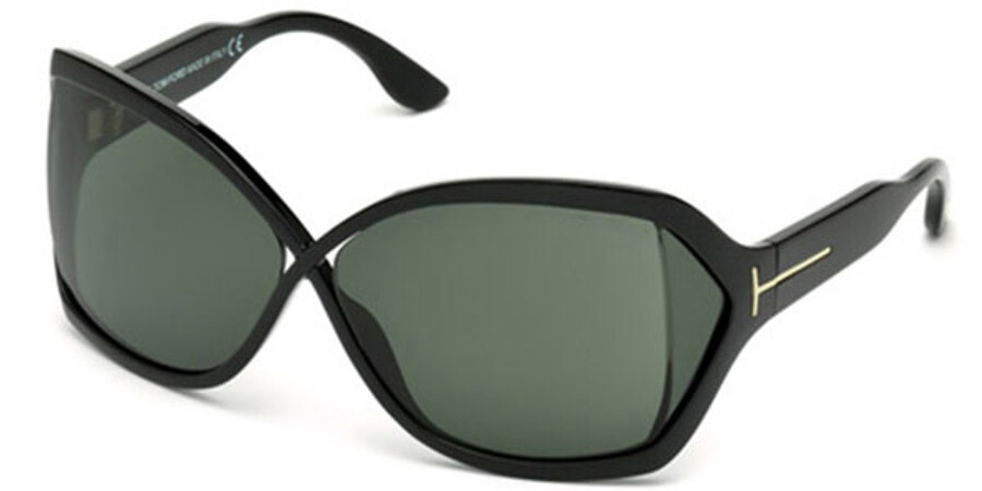 Tom Ford FT0427 JULIANNE 01N Sunglasses Black | SmartBuyGlasses UK