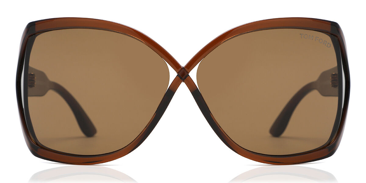 Tom Ford FT0427 JULIANNE 48J Sunglasses in Brown | SmartBuyGlasses USA