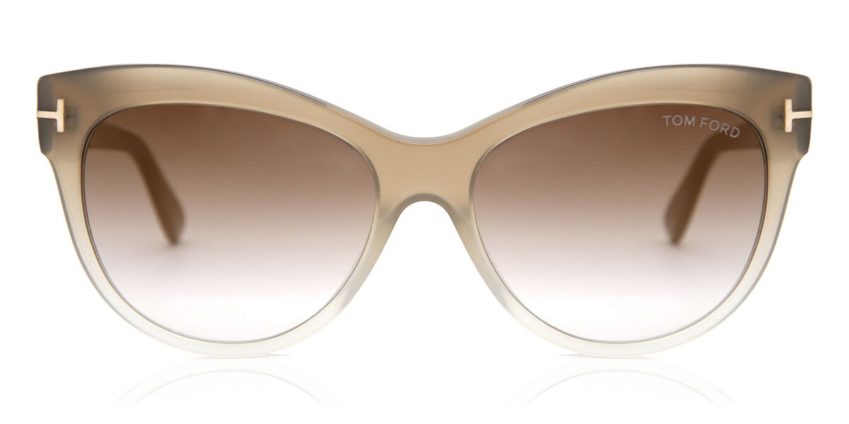 Tom Ford FT0430 LILY 59G Sunglasses Brown | VisionDirect Australia