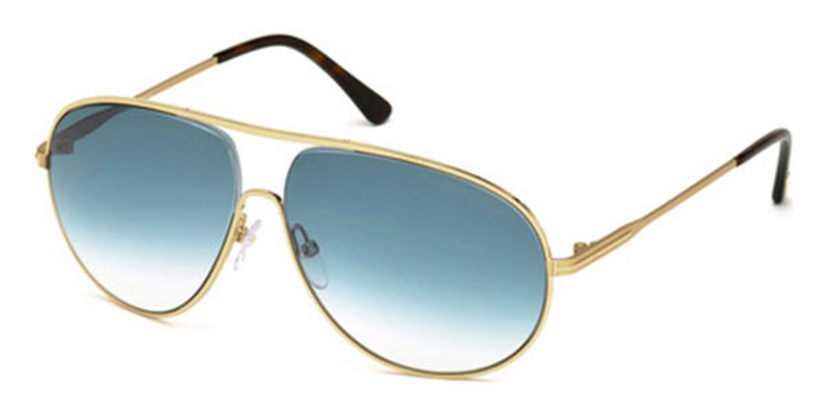 Tom Ford FT0450 CLIFF 28P Sunglasses Gold | VisionDirect Australia