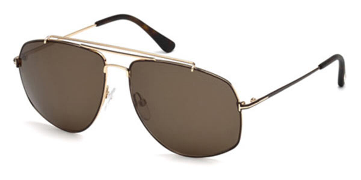 Tom Ford FT0496 GEORGES 28J Sunglasses in Gold | SmartBuyGlasses USA