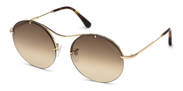 Tom Ford FT0565 VERONIQUE-02 28F Women’s Sunglasses Gold Size 58