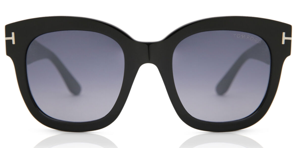 Photos - Sunglasses Tom Ford FT0613 BEATRIX-02 01C Women’s  Black Size 52 