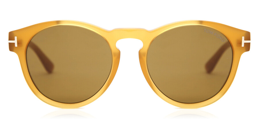 Tom Ford FT0615 41E Sunglasses Yellow | SmartBuyGlasses UK