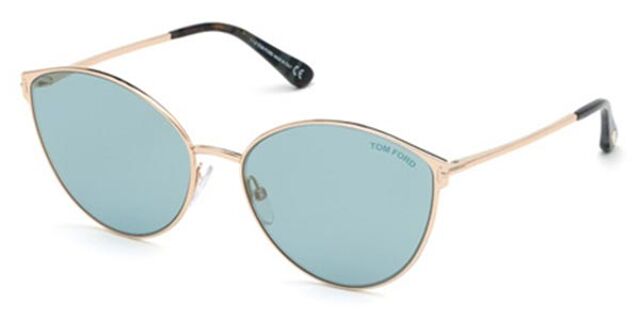 Tom Ford FT0654 ZEILA 28X Cat Eye Gold Sunglasses  display picture 2