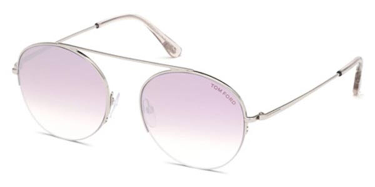 Tom Ford Ft0668 Finn 16z Sunglasses Silver Visiondirect Australia