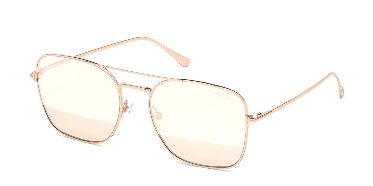 Tom Ford FT0680 DYLAN-02 33Z Sunglasses in Gold | SmartBuyGlasses USA