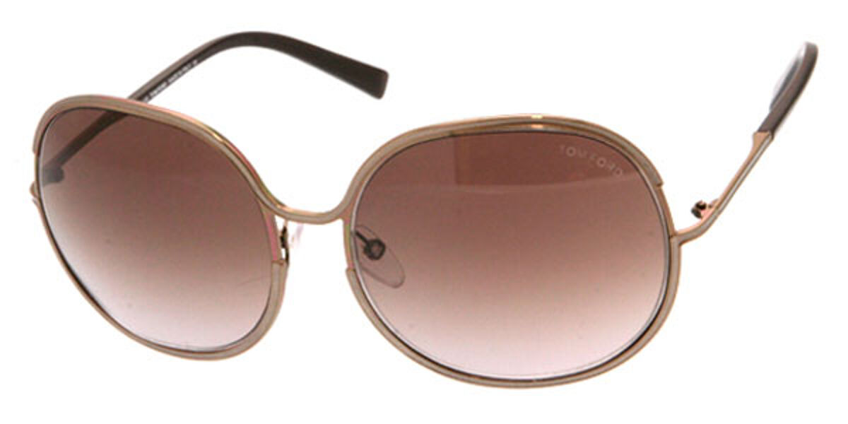 Tom Ford FT0118 ALEXANDRA 50F Sunglasses Brown | SmartBuyGlasses Canada