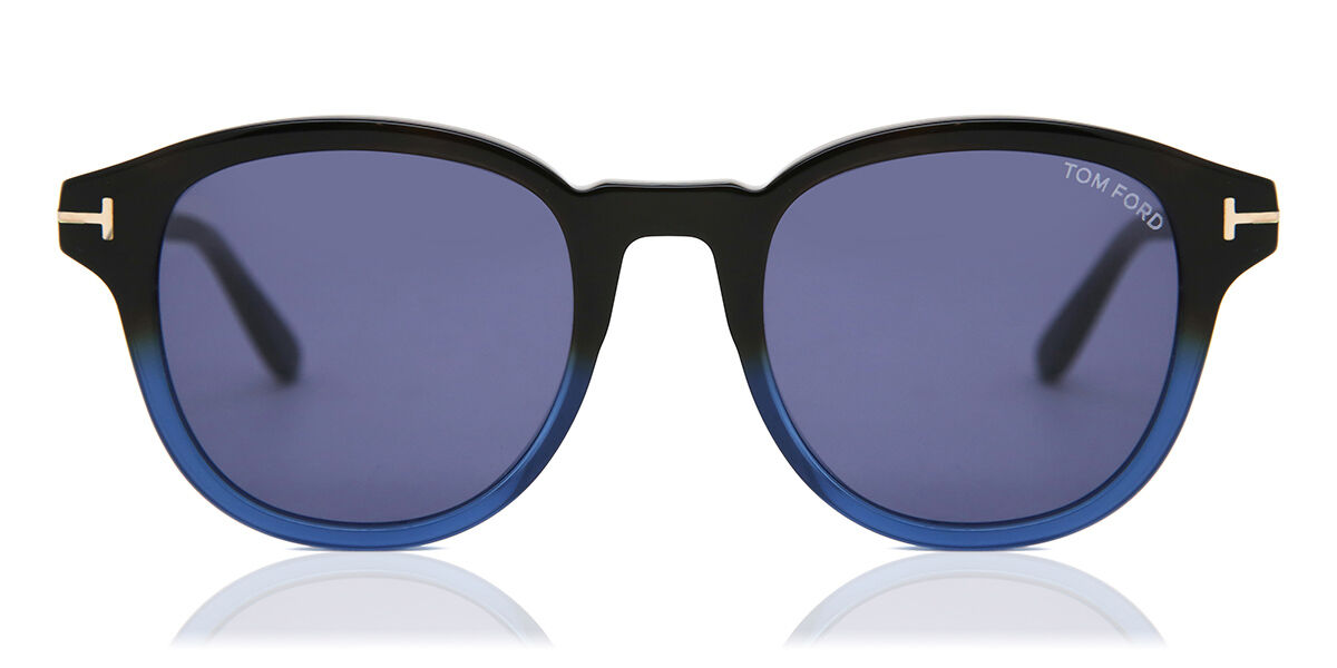 Tom Ford FT0752 JAMESON 55V Sunglasses in Black Blue | SmartBuyGlasses USA