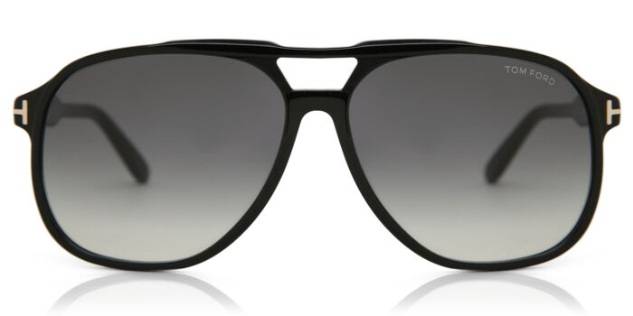 Tom Ford FT0882 Neughman 01E Pilot Shiny Black Sunglasses  display picture 2