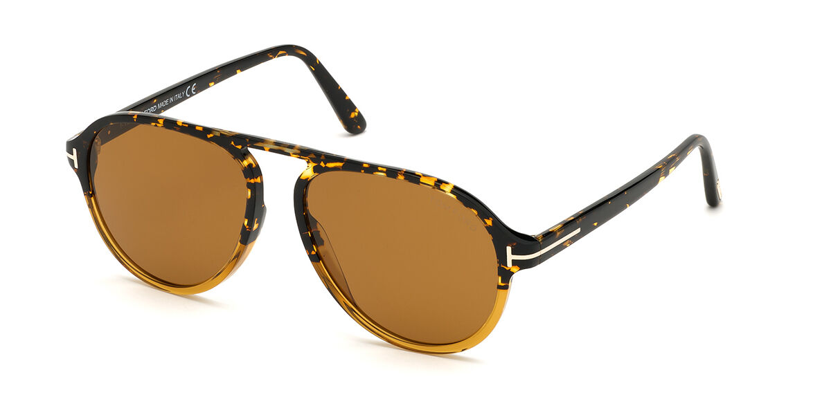 Tom Ford FT0756 TONY 55E Óculos De Sol Masculino Tortoiseshell