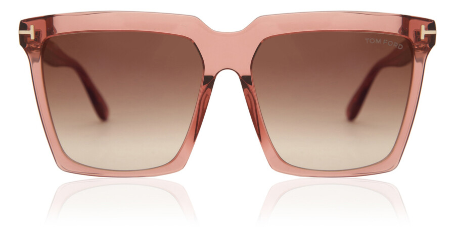 Tom Ford FT0764 SABRINA-02 72G Sunglasses Transparent Pink |  SmartBuyGlasses Canada