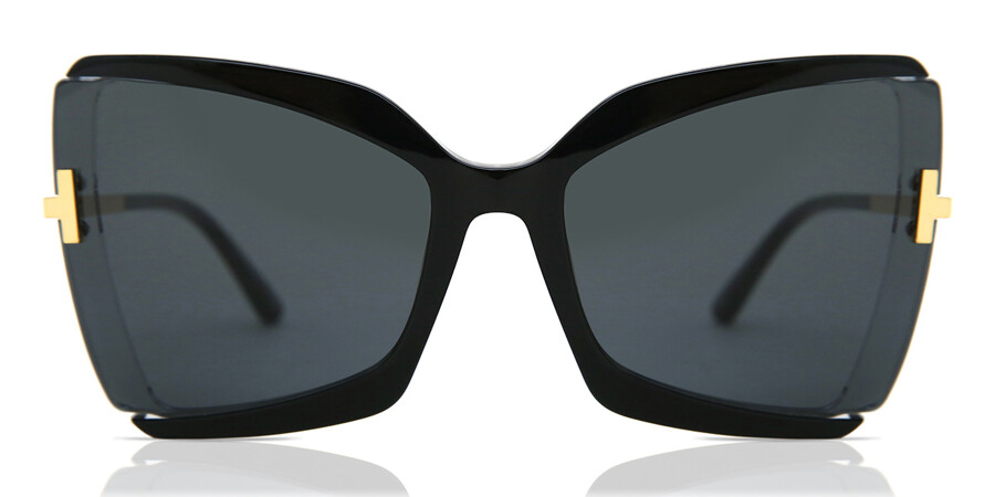 Tom Ford FT0766 GIA 03A Sunglasses Black/Crystal | SmartBuyGlasses India